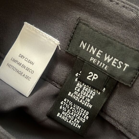 Navy Blue Nine West Size 2 Petite Pencil Skirt - Picture 4 of 4